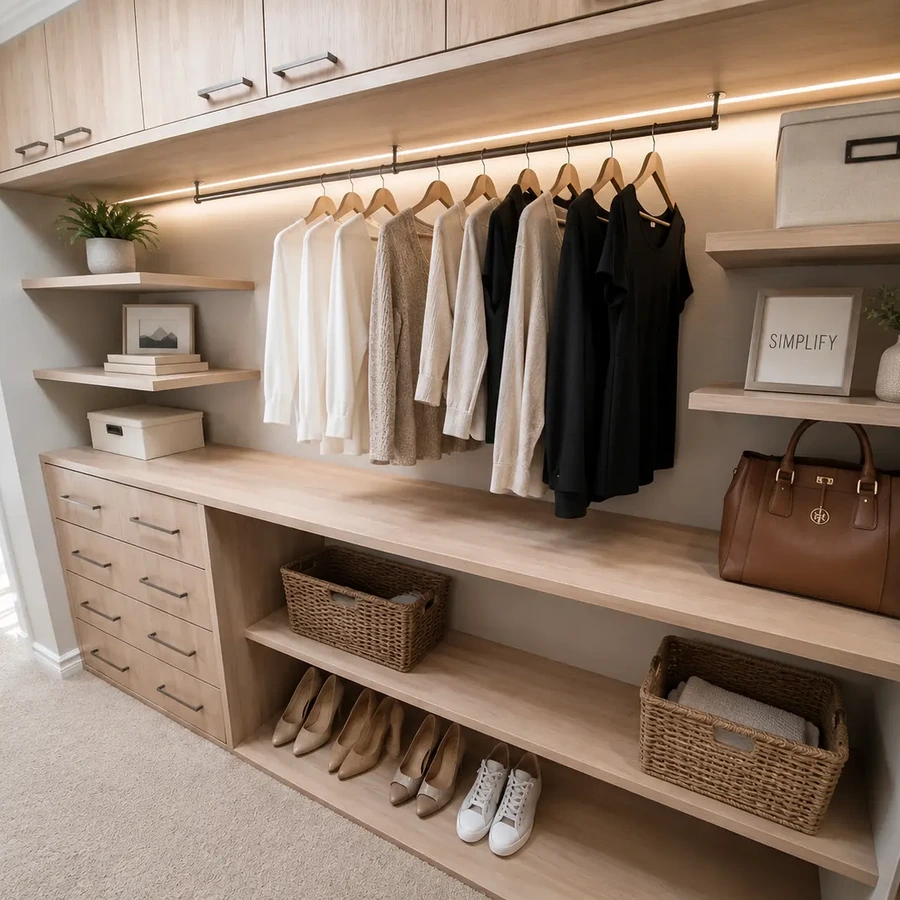 Built-in cupboard project 1 by DSK Woodwork
