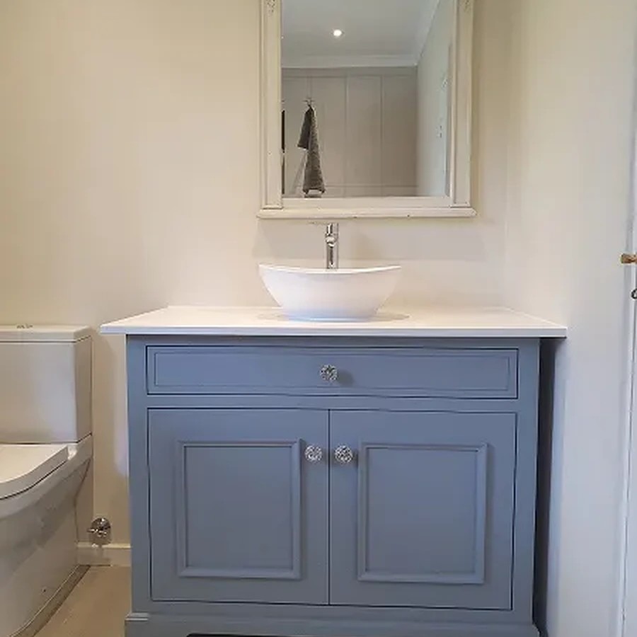 Custom Designed with a painted finish by DSK Woodwork